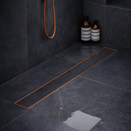 Tile-Insert Shower Drain Channel (4 Inches)