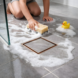 Tile-Insert Shower Drain Channel (5 x 5 Inches)