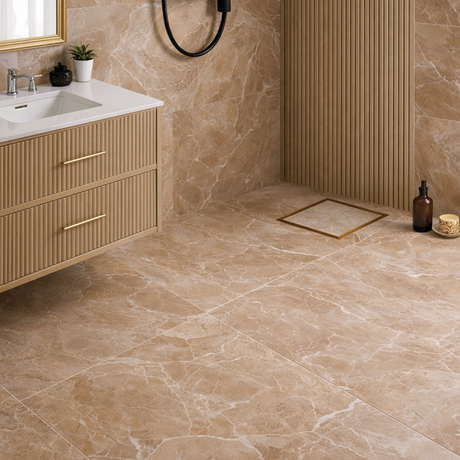 Tile-Insert Shower Drain Channel (5 x 5 Inches)