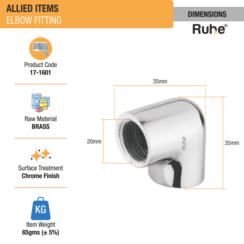 Elbow (Pack of 2) - by Ruhe