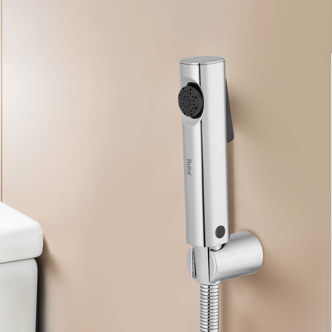 Ion White Health Faucet with 304-Grade SS Hose & Hook