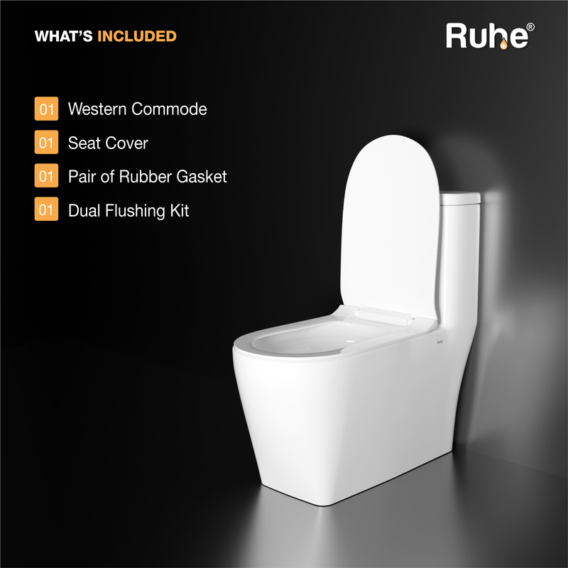 Harp One-Piece Western Commode