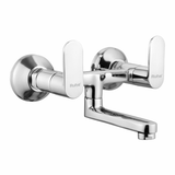 Demure Wall Mixer Brass Faucet (Non-Telephonic) - by Ruhe®