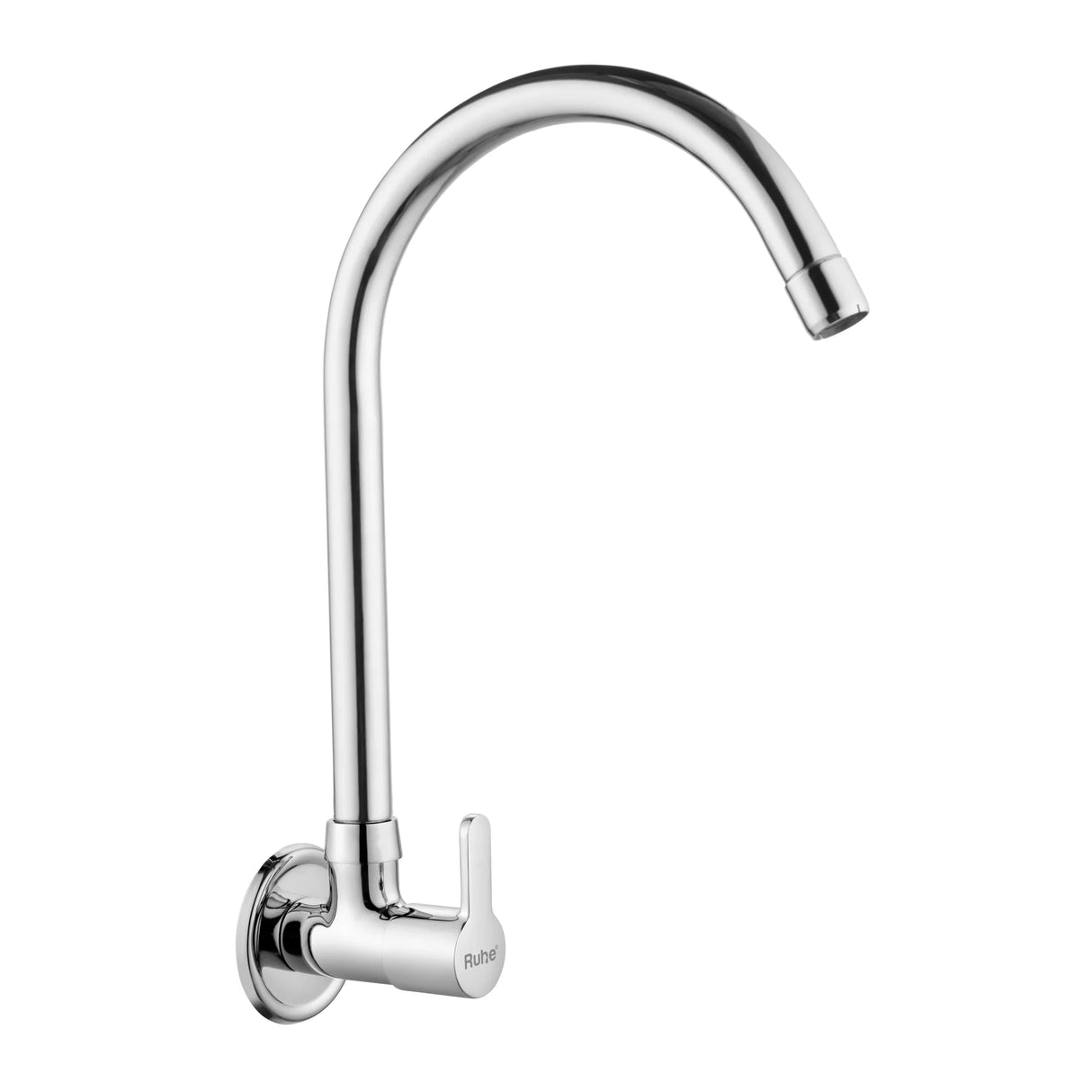 Pavo Wall Mount Kitchen Sink Tap with Swivel Spout