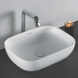 Norma Table-Top Wash Basin (White) - by Ruhe