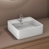 Ash Table Top Wash Basin (White) - by Ruhe