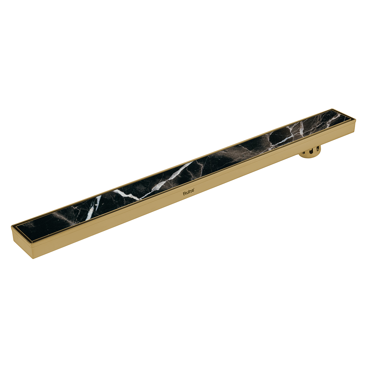 Marble Insert Shower Drain Channel (48 x 3 Inches) YELLOW GOLD PVD Coated