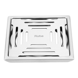 Opal Square 304-Grade Floor Drain (6 x 6 Inches) - by Ruhe®