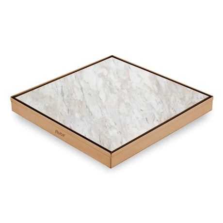 Tile-Insert Shower Drain Channel (12 x 12 Inches)