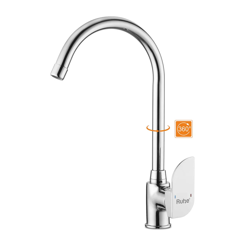 Pristine Single Lever Deck-mount Kitchen Sink Mixer Tap with Swivel Spout