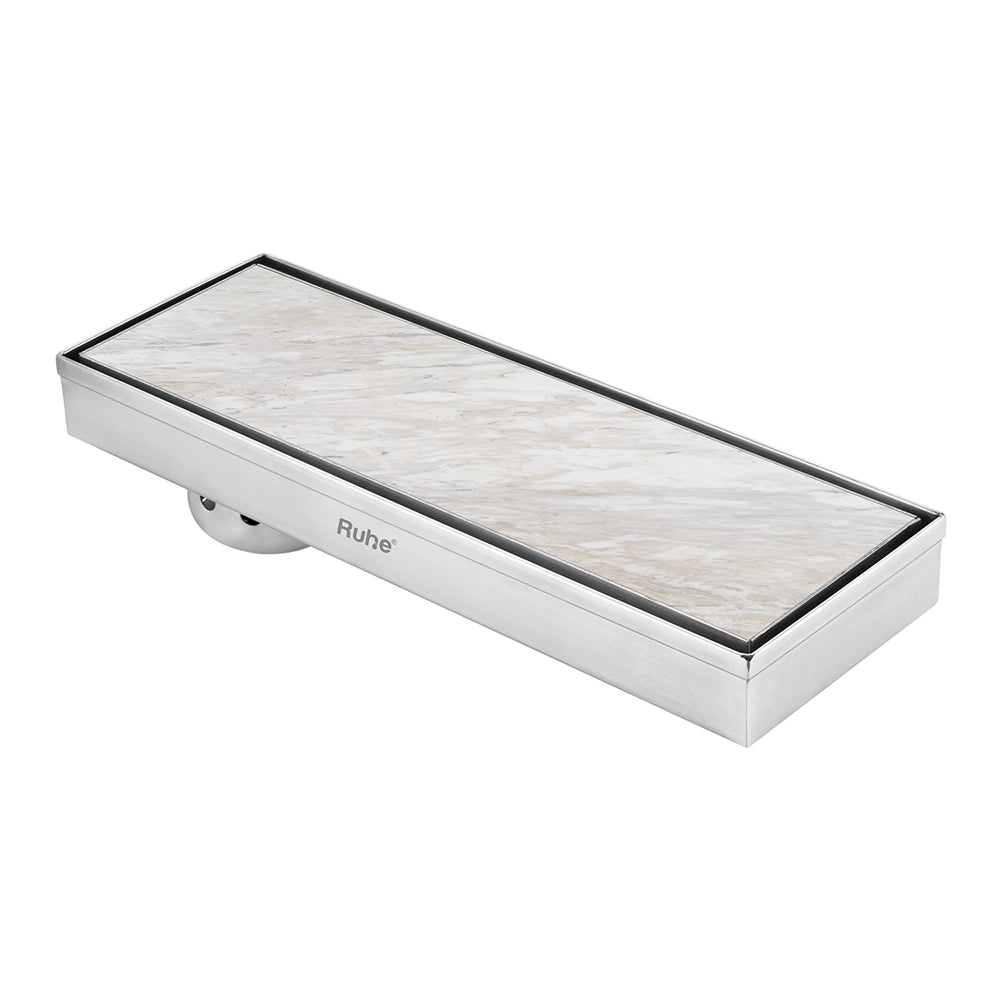 Tile-Insert Shower Drain Channel (4 Inches)