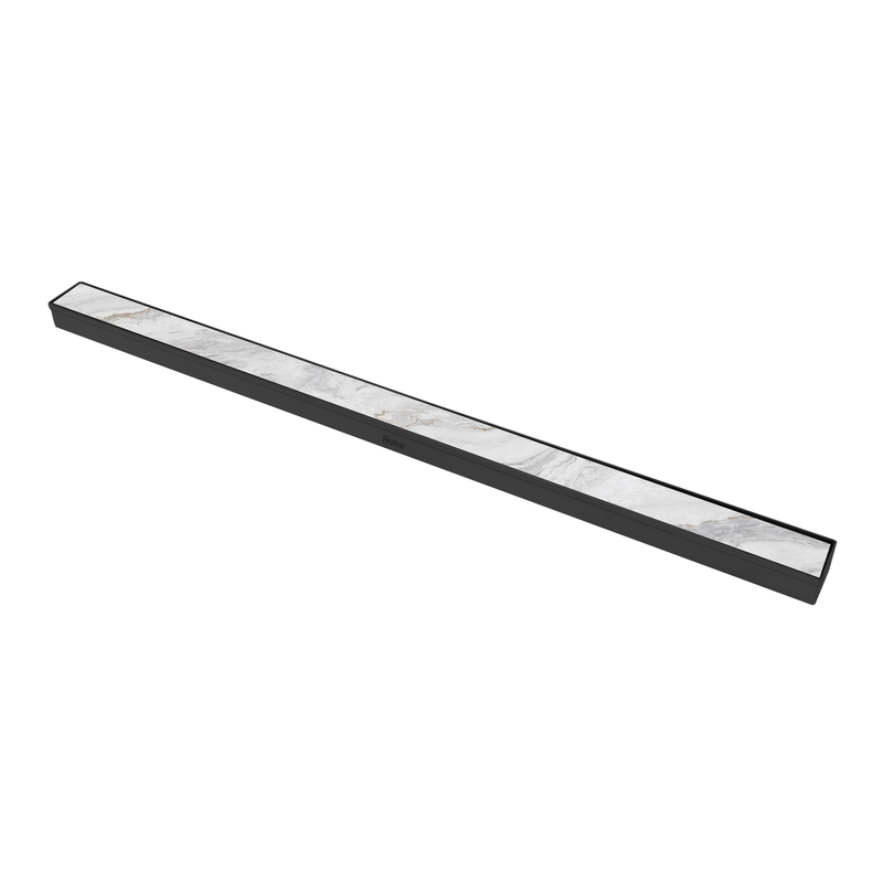 Marble-Insert Shower Drain Channel (2 Inches)