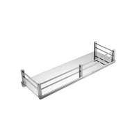 Square Stainless Steel Shelf – Chrome