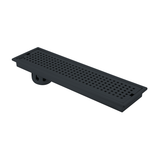 Palo Shower Drain Channel (12 x 5 Inches) Black PVD Coated