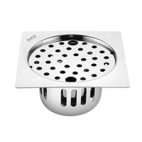 Air 304-Grade Square Floor Drain with Lock & Cockroach Trap – Mirror Steel