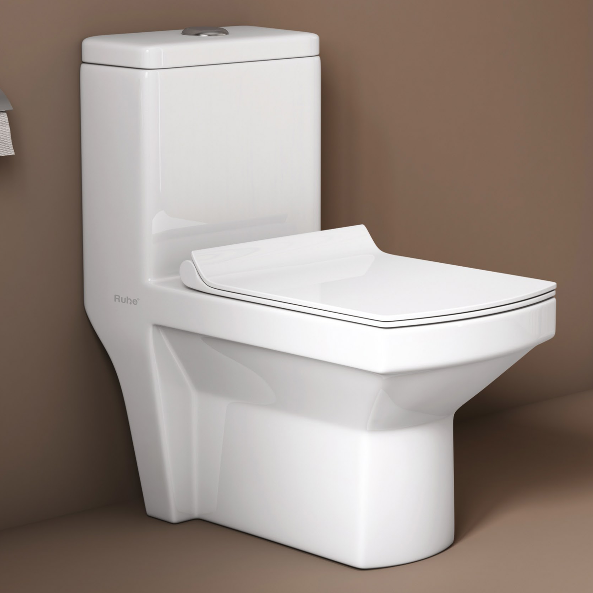 Tempo Western Toilet / Commode (White) (One-piece EWC) - by Ruhe