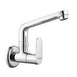 Demure Brass Kitchen Sink Tap with Small (7 inches) Round Swivel Spout - by Ruhe®