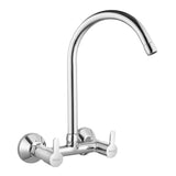 Pavo Wall Mount Kitchen Sink Mixer Tap with Swivel Spout