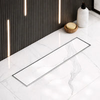 Tile-Insert 304-Grade Shower Drain Channel (4 Inches)