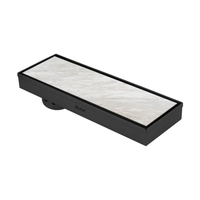 Tile-Insert 304-Grade Shower Drain Channel (4 Inches)