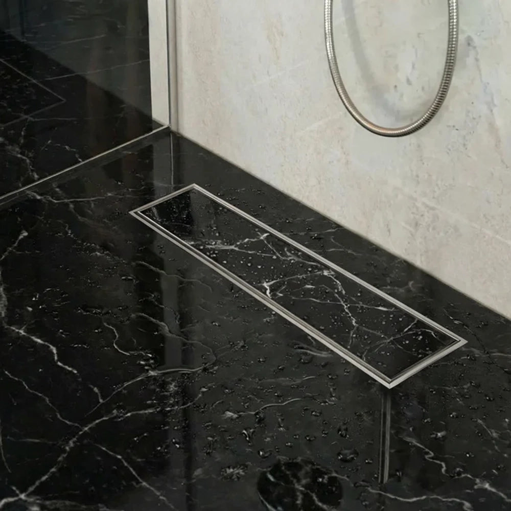Tile-Insert Shower Drain Channel (4 Inches)