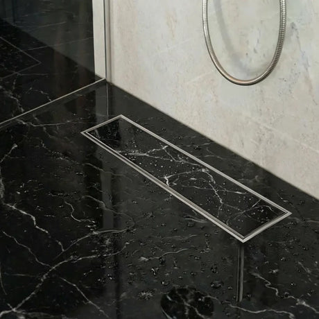 Tile-Insert Shower Drain Channel (4 Inches)