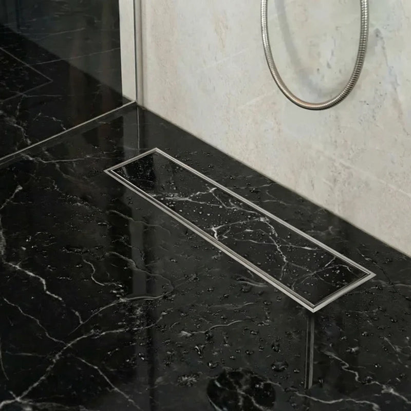 Tile-Insert Shower Drain Channel (4 Inches)