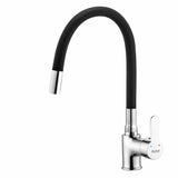 Pavo Single Lever Deck-mount Kitchen Sink Mixer Tap with Coloured Flexible Silicone Spout