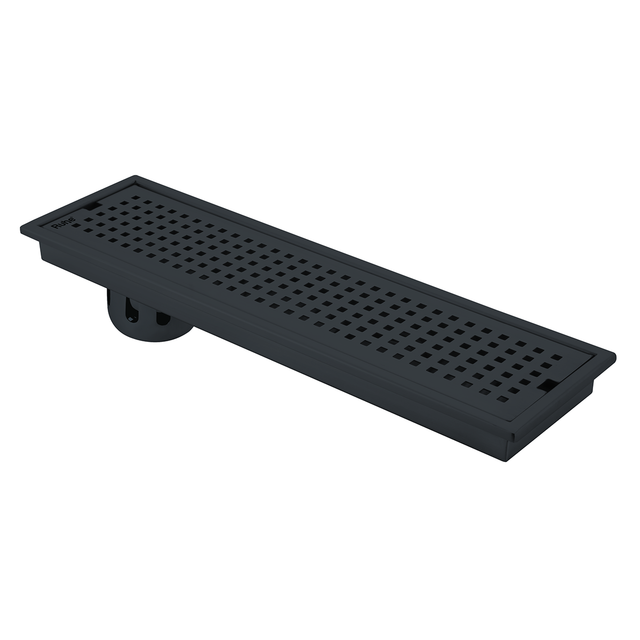 Palo Shower Drain Channel (48 x 5 Inches) Black PVD Coated