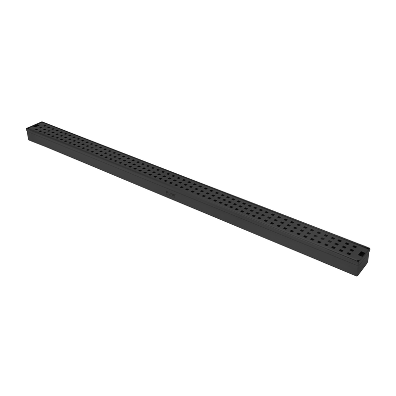 Palo Shower Drain Channel Black (2 Inches)