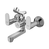 Demure Telephonic Wall Mixer Tap with Crutch - by Ruhe®