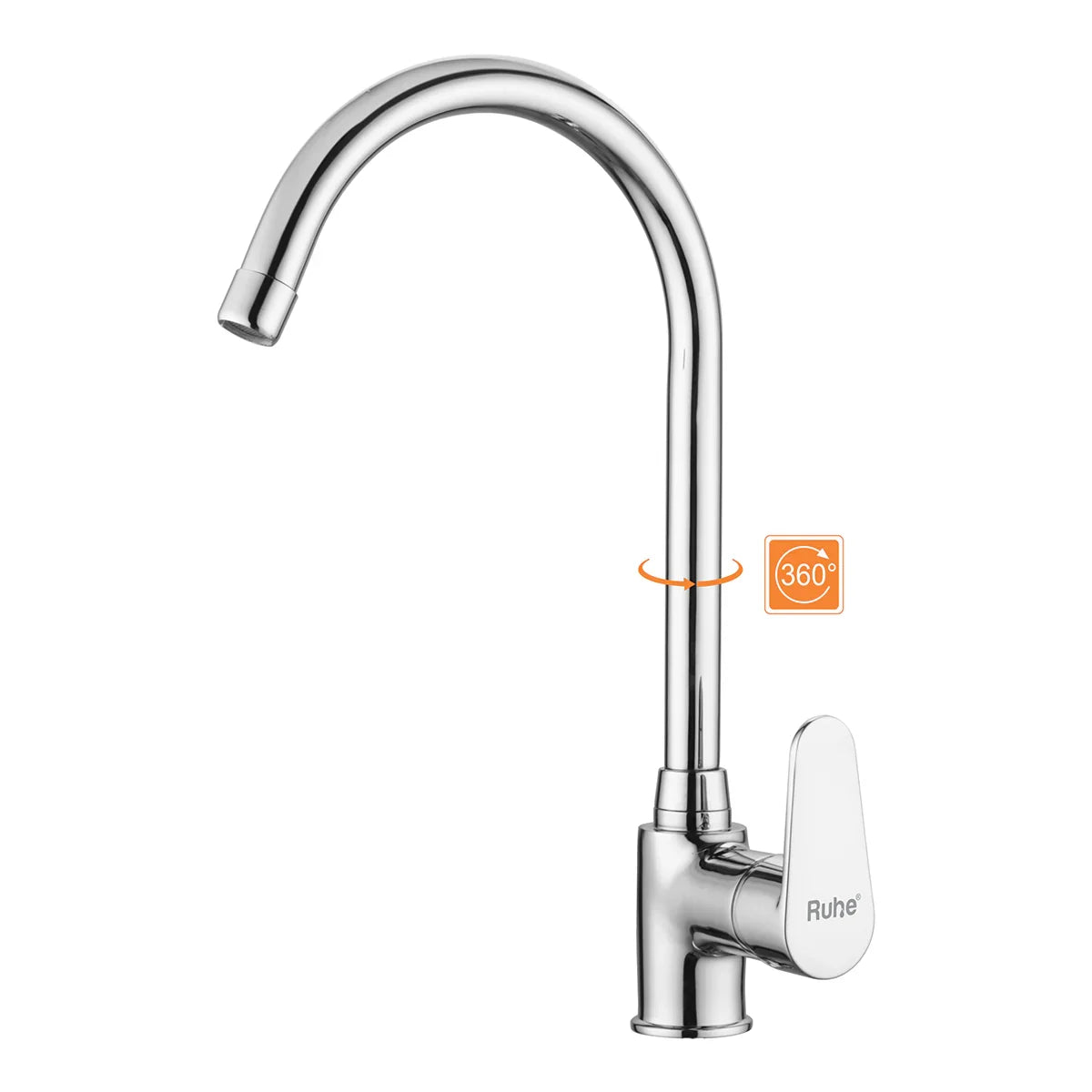 Eclipse Single Lever Deck-mount Kitchen Sink Mixer Tap with Swivel Spout
