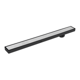 Tile Insert Shower Drain Channel (40 x 3 Inches) Black PVD Coated - by Ruhe®