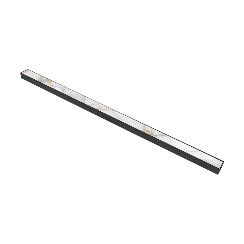 Marble-Insert Shower Drain Channel (2 Inches)