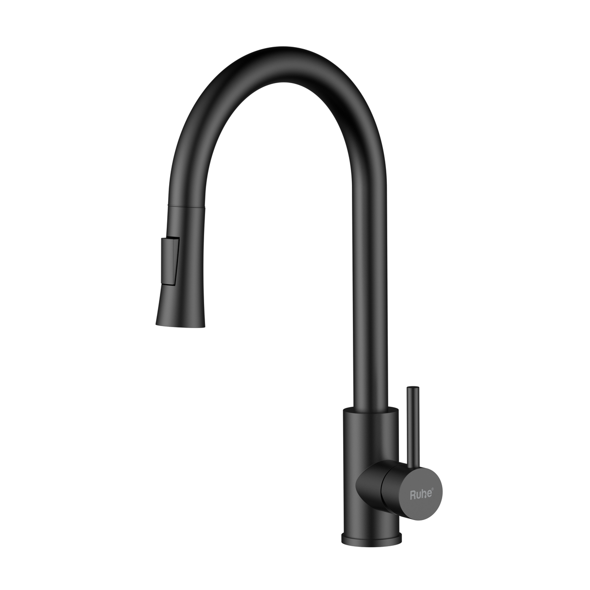 Kara Pull-out Kitchen Sink Mixer Tap with Dual Flow (Matte Black) 304-Grade SS - by Ruhe