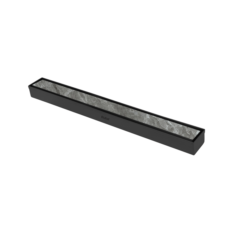 Marble-Insert Shower Drain Channel (2 Inches)