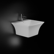 Cielo Half Pedestal Wash Basin