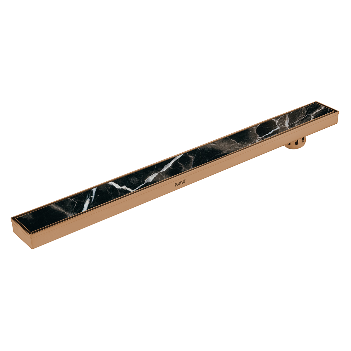 Marble Insert Shower Drain Channel (48 x 3 Inches) ROSE GOLD PVD Coated