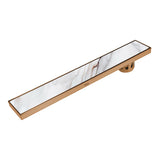 Tile-Insert Shower Drain Channel (4 Inches)