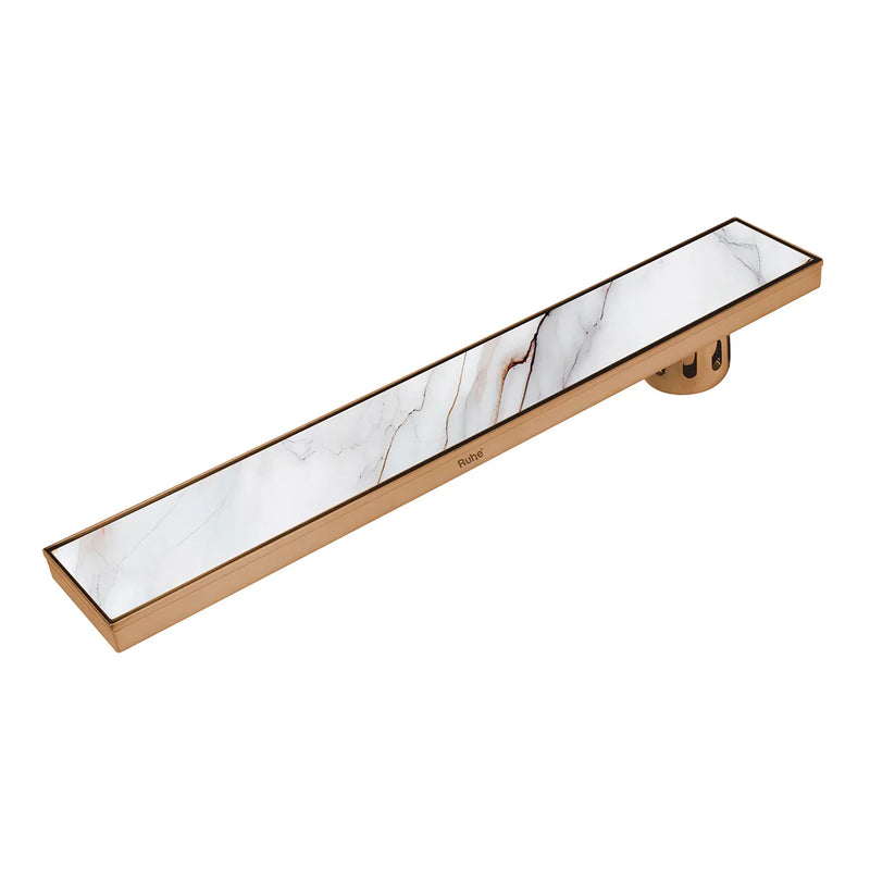 Tile-Insert Shower Drain Channel Coloured (4 Inches)