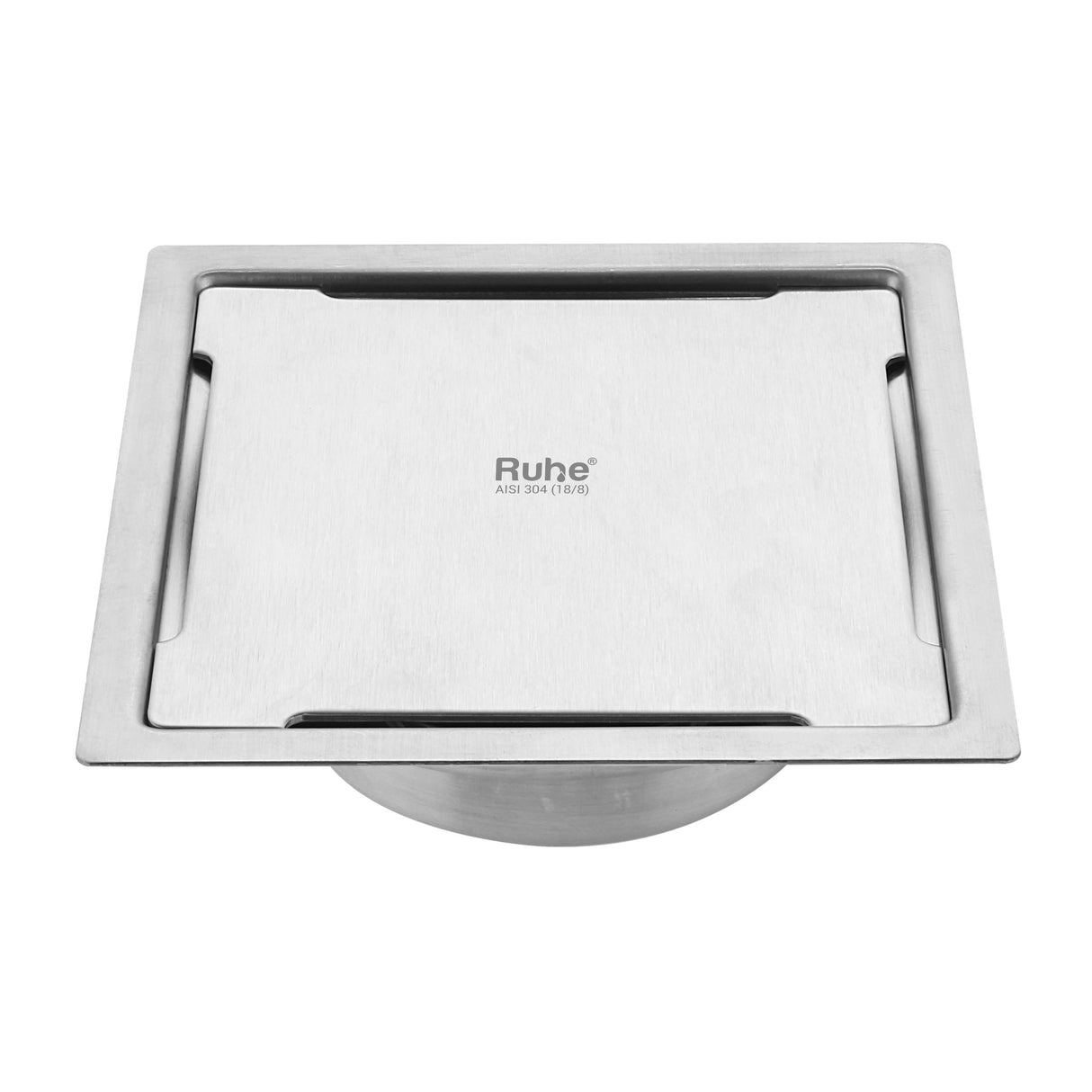 Diamond Square Flat Cut Floor Drain