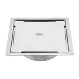 Diamond Square Flat Cut Floor Drain