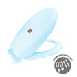 Super Round Toilet Seat Cover (Blue)