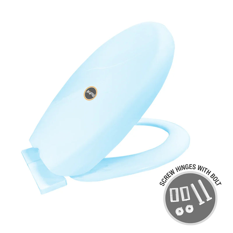 Super Round Toilet Seat Cover (Blue) - by Ruhe