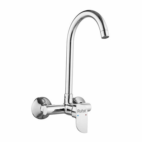 Pristine Single Lever Wall-mount Kitchen Sink Mixer Tap with Swivel Spout