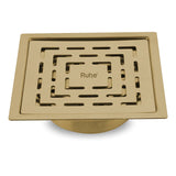 Sapphire Square Flat Cut Floor Drain
