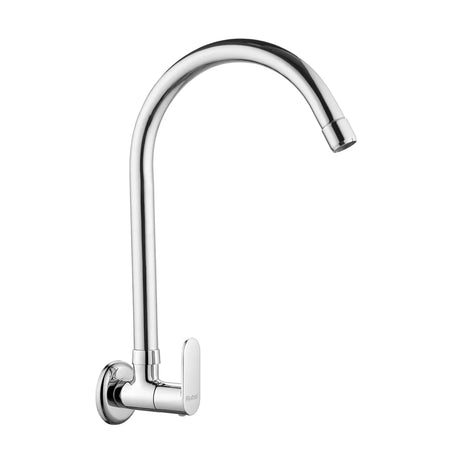 Demure Wall Mount Kitchen Sink Tap with Swivel Spout