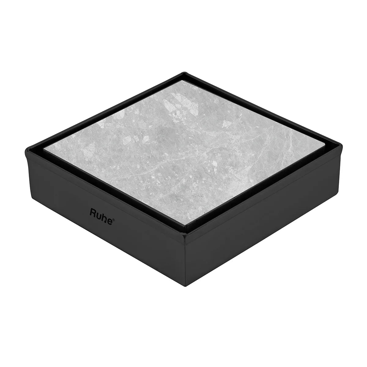 Marble-Insert Shower Drain Channel (5 x 5 Inches)