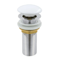 Brass Ceramic Pop-up Waste Coupling for Wash Basin (5 Inches) – White