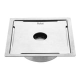 Diamond Square Flat Cut Floor Drain